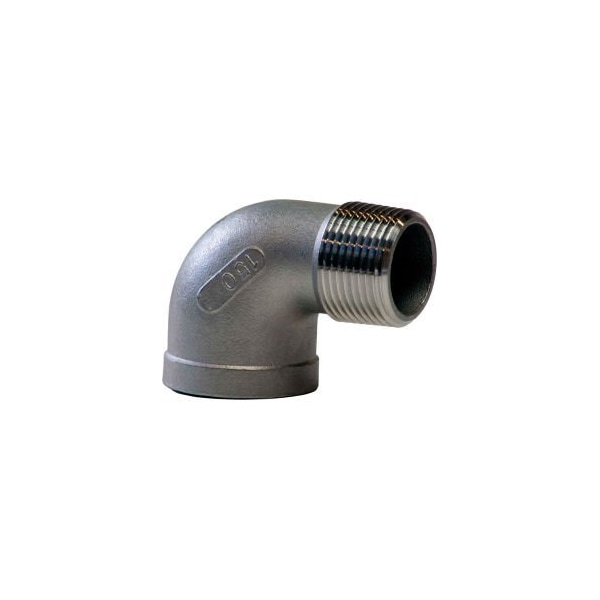 Merit Brass 2 In. 304 Stainless Steel 90 Degree Street Elbow - MNPT X FNPT - Class 150 - 300 PSI - Import K403-32 - main